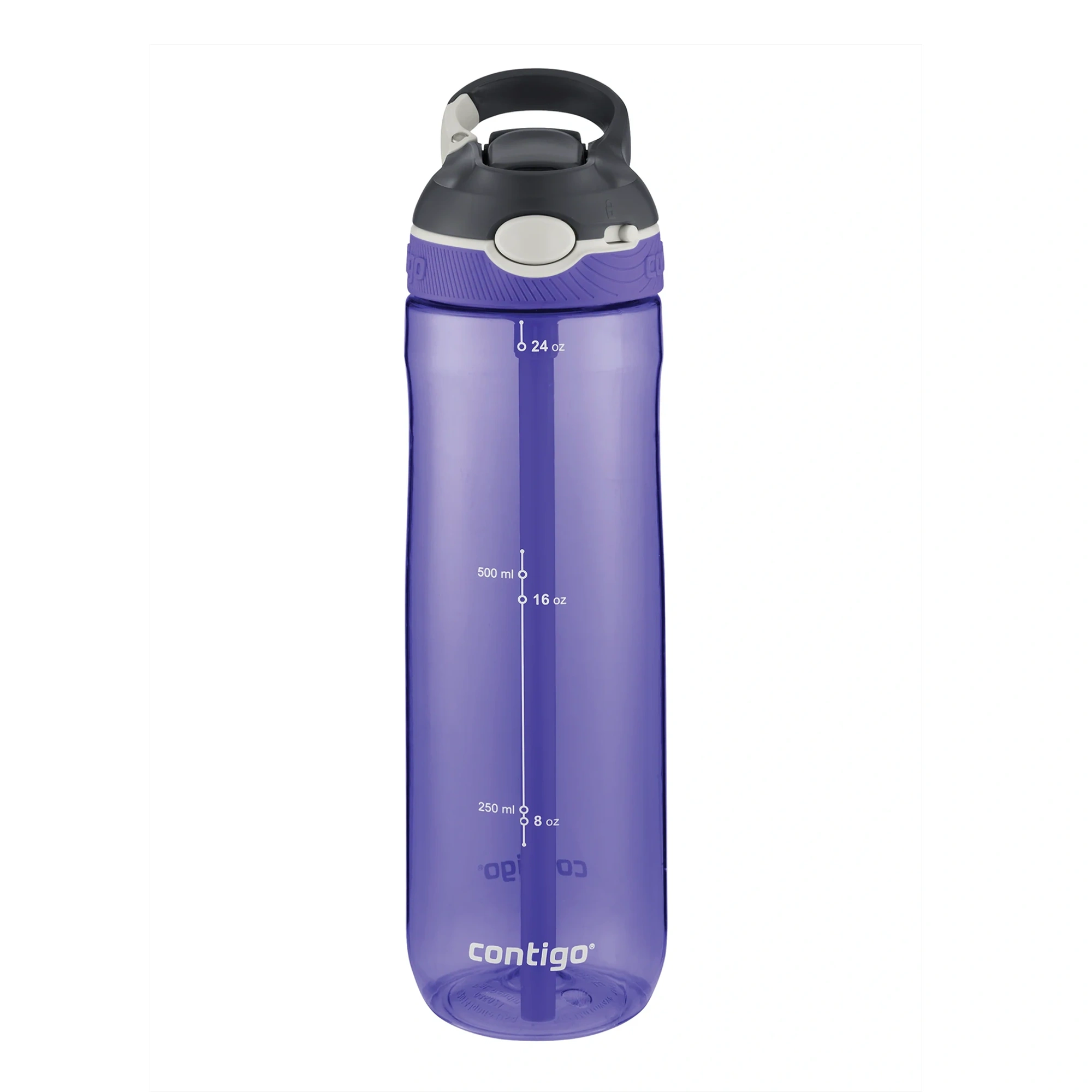 Contigo Autospout Ashland Water Bottle – Stainless Steel, 720 ml, Grapevine
