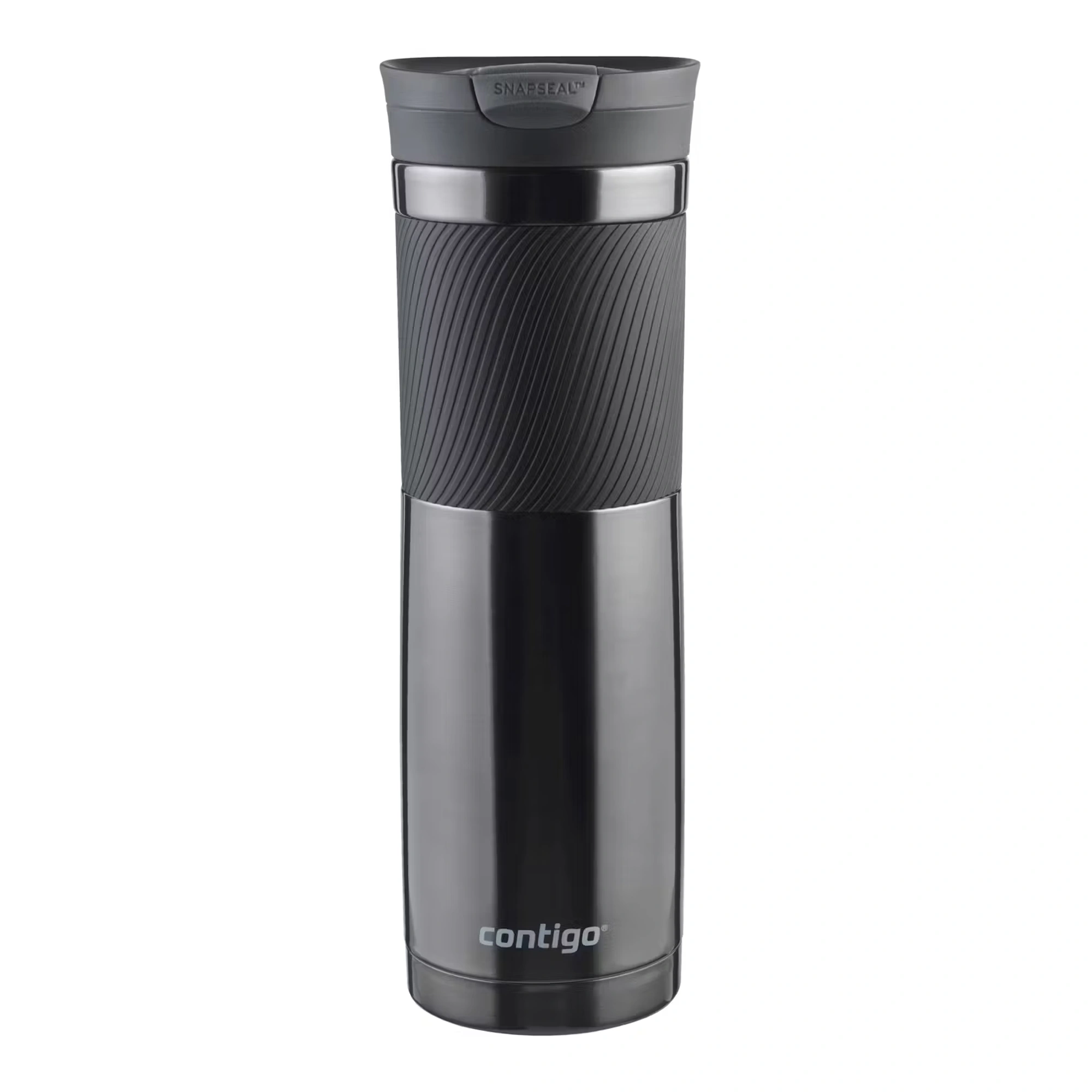 Contigo Snapseal Byron Travel Mug – Stainless Steel, 720 ml, Gunmetal