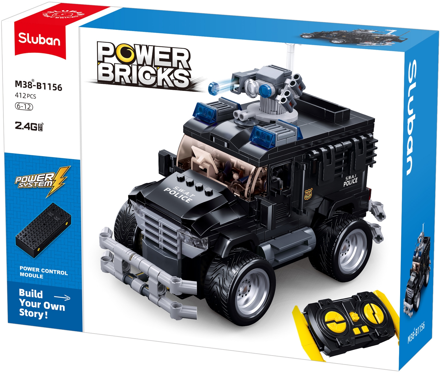 سلوبان - قطع التركيب - مركبة الهجوم تايغر - العمر +6