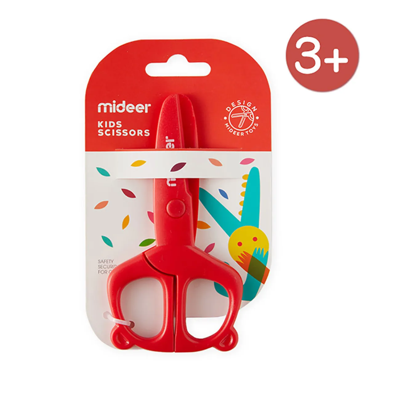 Mideer - Kids Scissors - Red - Age 3+