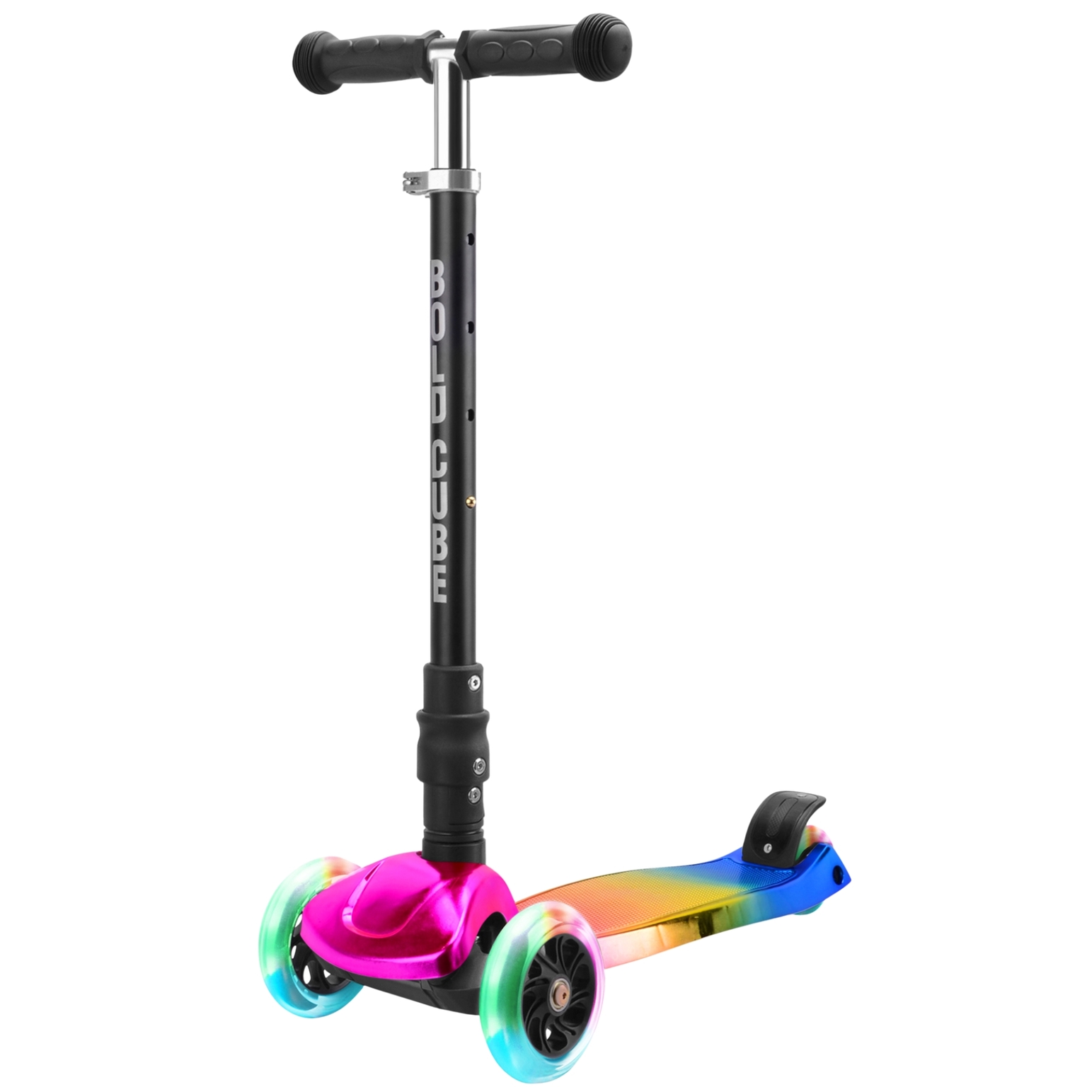 Boldcube - Big 3 Wheel Scooter - Candyfloss - Age 5-10 