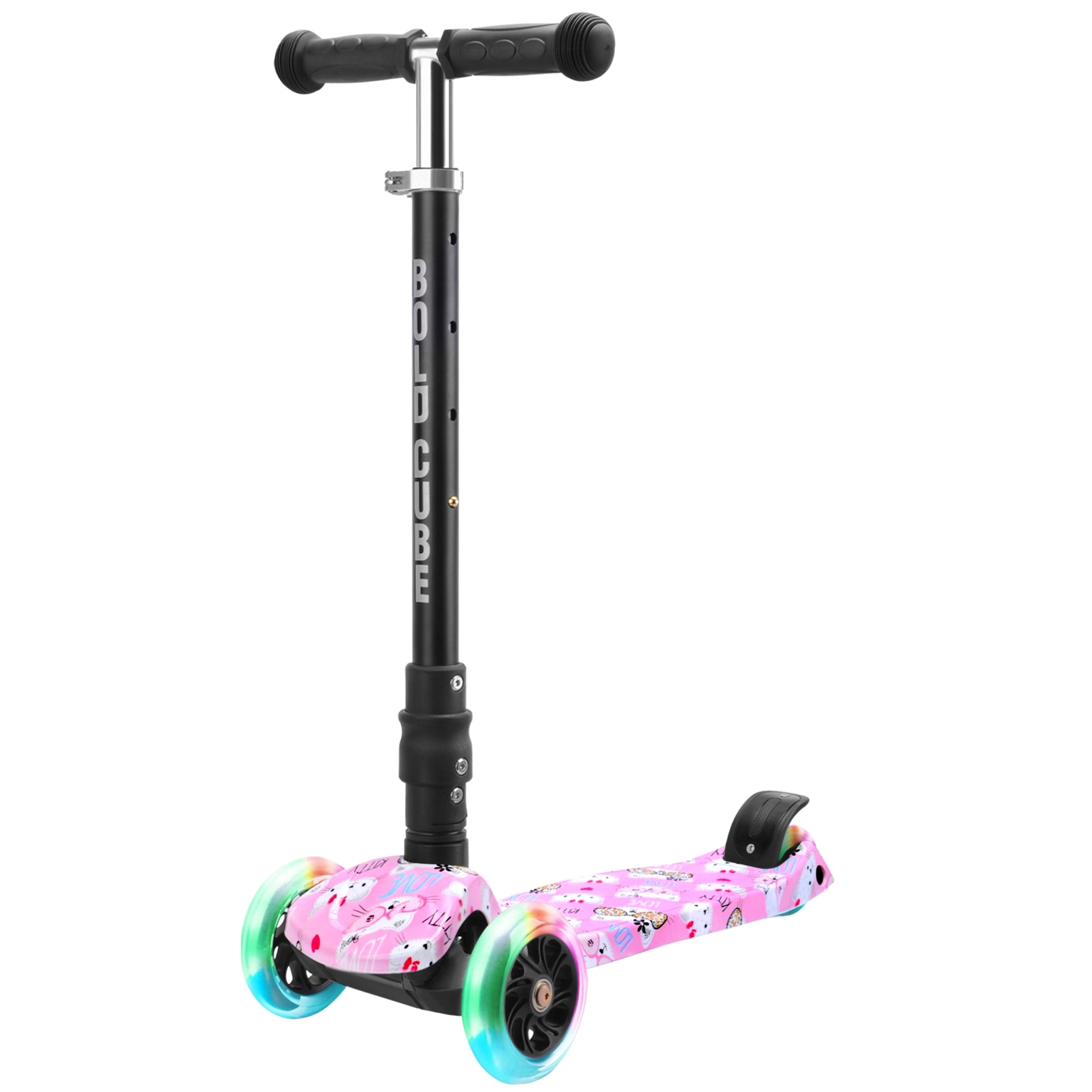 Boldcube - Big 3 Wheel Scooter - Kitty Love - Age 5-10