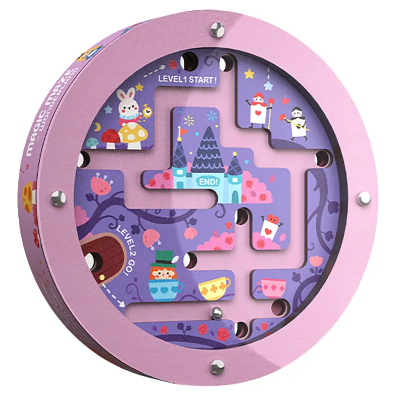 Mideer - Double-side Steel Ball Maze - Wonderland - Age - 3+