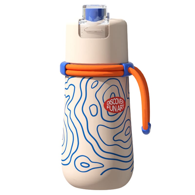 Mideer - Portable Spray Cup - Water Bottle - Sky Blue - Age 3+