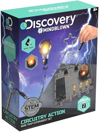 مجموعة تجربة الفخ الكهربائي للأطفال من 8 سنوات فما فوق