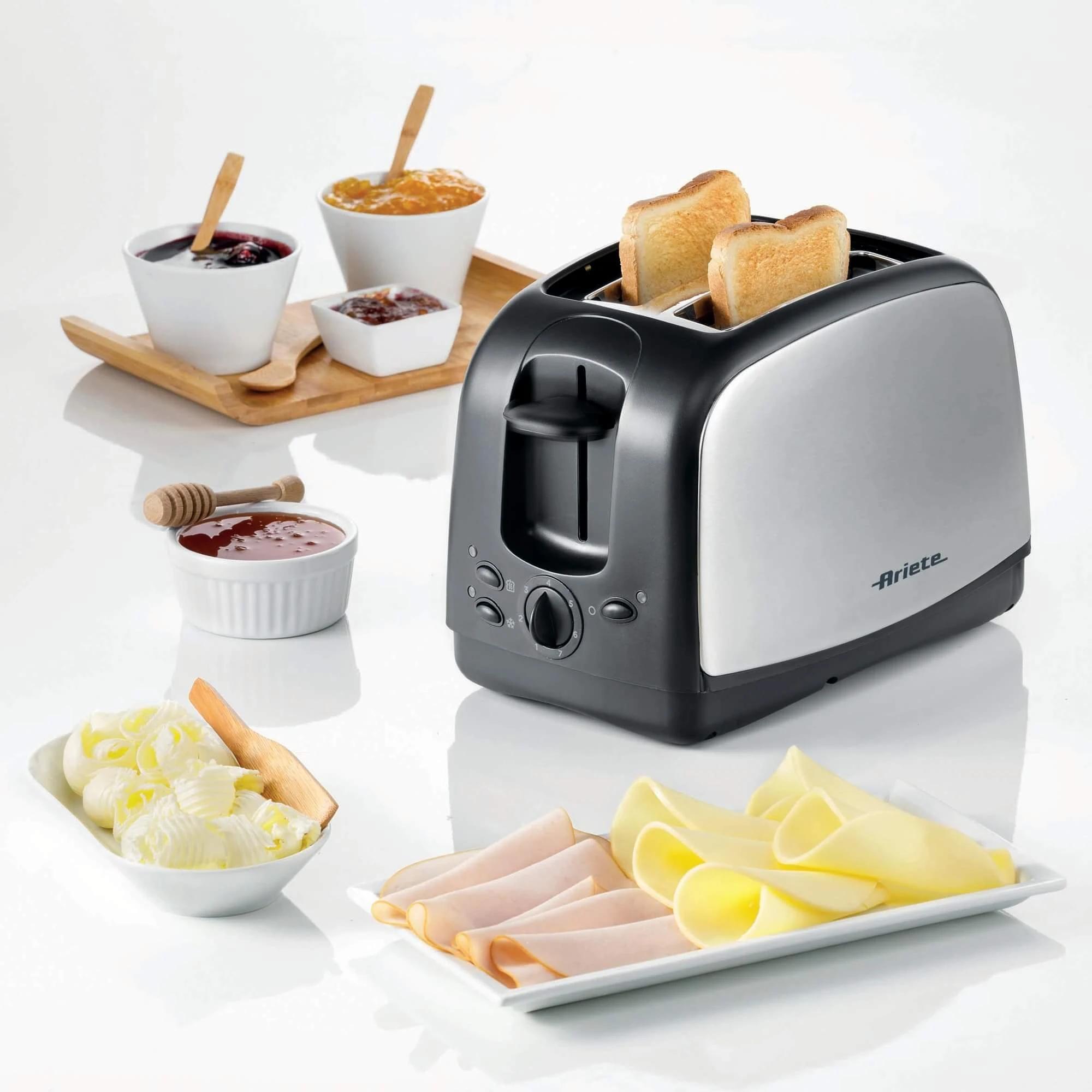 Ariete Breakfast 2-Slot Toaster - Silver