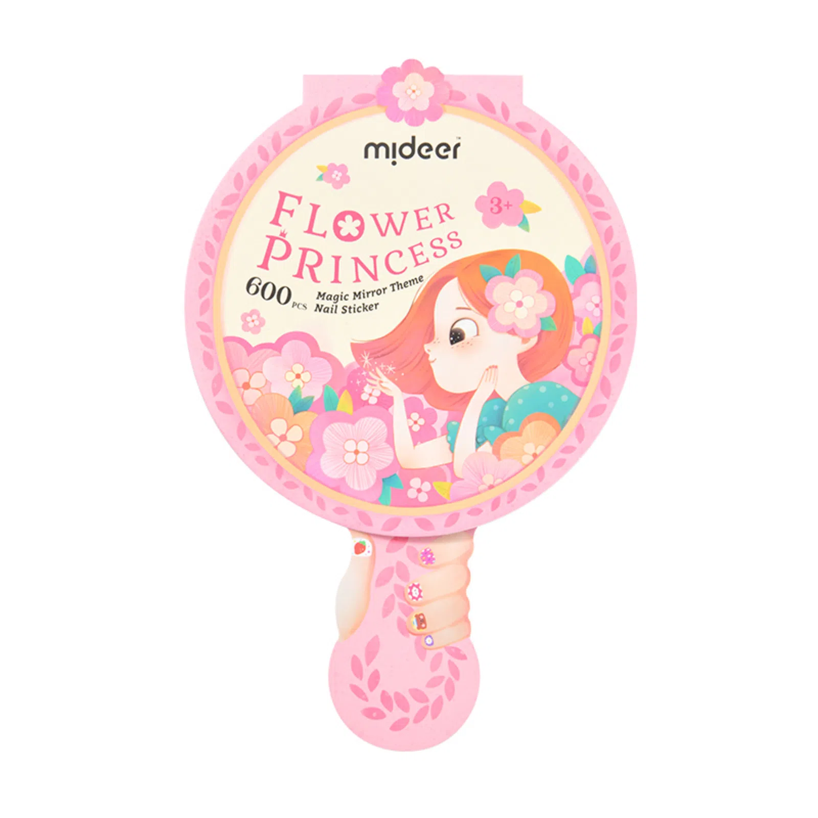Mideer - Magic Mirror Theme Nail Stickers - Flower Princess - Age 3+